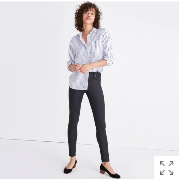 Madewell Denim - NWOT|{Madewell} 9” High-Rise Skinny Coated Jeans